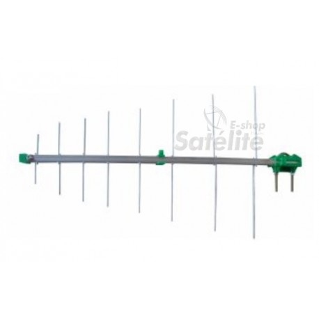 ANTENA  THEVEAR TODA FAIXA UHF LOG PERIODICA DIGITAL 75 OHMS 8 ELEM. 422C