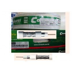 Cabo Coaxial RG6 - 67% de malha.