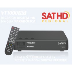 RECEPTOR VT1000 HD VISIONTEC SATHDREGIONAL (GLOBO HD)