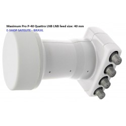 Maximum Pro P-40 Quattro LNB LNB feed size: 40 mm EUROPA