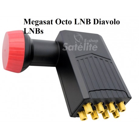 LNBF OCTO KU UNIVERSAL MEGASAT (0,1dB) - EUROPA