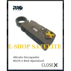 Alicate Decapador RG59 e RG6 Ajustável 