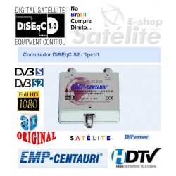 DiSEqC S2/1PCT-1 1.0/1.1/1.2  para Cascata - Emp Centauri