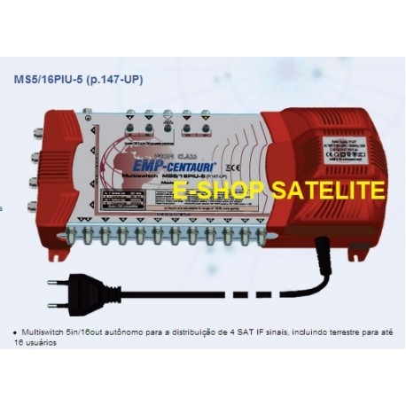 Chave Multiswitch MS5/16PIU-5 (P.146-UP) - Emp-Centauri