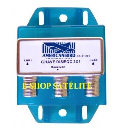 CHAVE DiSEqC 2x1 1.0 AMB COM CAPA