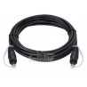 Cabo Fibra ótica para áudio Toslink 2 Metros Preto 