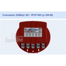 CHAVE DiSEqC 1.0  1.1 e 1.2 8x1 P.168-W MULTIMODE EMP CENTAURI