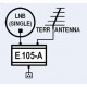 Diplexer Combinador - Satélite e Antena Terrestre E.105-A