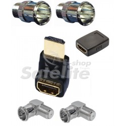 KIT HDMI CONECTORES HDTV PARA TV´S DE LED, LCD E PLASMA